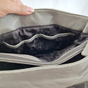 Oroton Taupe Top Handle Soft Crossbody Bag by SwapUp-Online Second Hand Store-Online Thrift Store