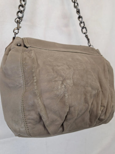 Oroton Taupe Top Handle Soft Crossbody Bag by SwapUp-Online Second Hand Store-Online Thrift Store