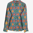 Ottway Riverstone Twill Teal Patterned Shirt Size L by SwapUp-Online Second Hand Store-Online Thrift Store