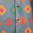 Ottway Riverstone Twill Teal Patterned Shirt Size L by SwapUp-Online Second Hand Store-Online Thrift Store
