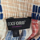 Oxford Japanese Geo Print Elasticated Pants Size 8 by SwapUp-Online Second Hand Store-Online Thrift Store