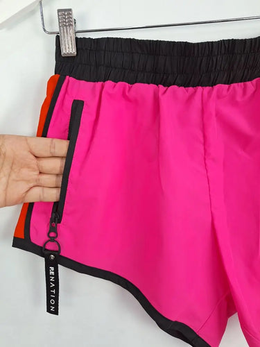 P.E Nation Neon Colour Block Workout Shorts Size S by SwapUp-Online Second Hand Store-Online Thrift Store