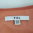POL Clay Shirred Linen Blend Maxi Dress Size 8 by SwapUp-Online Second Hand Store-Online Thrift Store