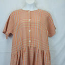 POL Marigold Check Boho Linen Dress Size 12 by SwapUp-Online Second Hand Store-Online Thrift Store