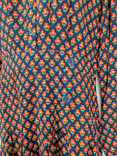 Paddo to Palmy Collared Floral Button Up Dress Size XS by SwapUp-Online Second Hand Store-Online Thrift Store