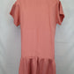 Pagoda Blush Linen Blend Midi Dress Size 14 by SwapUp-Online Second Hand Store-Online Thrift Store
