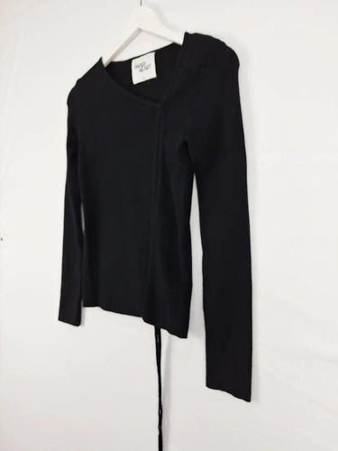 Paper Heart Scrunch Front Ribbed Longsleeve Top Size 12 by SwapUp-Online Second Hand Store-Online Thrift Store