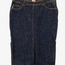 Second-Hand - Paul Smith Stylish Split Front Denim Midi Skirt Size 14 - SwapUp