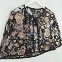 Peek & Beau Rose Gold Elegant Sheer Cape Size S by SwapUp-Online Second Hand Store-Online Thrift Store