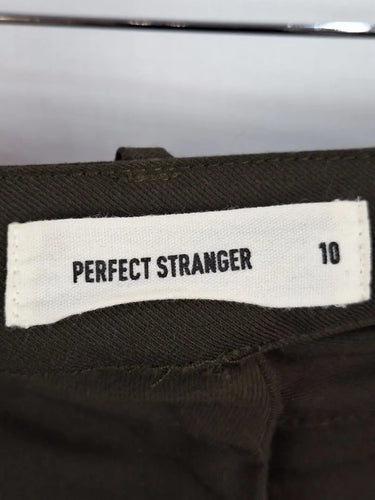 Perfect Stranger Olive Pin Tucked Work Pants Size 10 by SwapUp-Online Second Hand Store-Online Thrift Store
