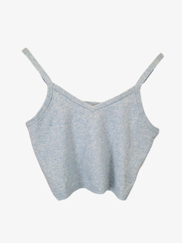 Peter Alexander Sparkly Mottle Blue Knit Camisole Top Size L by SwapUp-Online Second Hand Store-Online Thrift Store