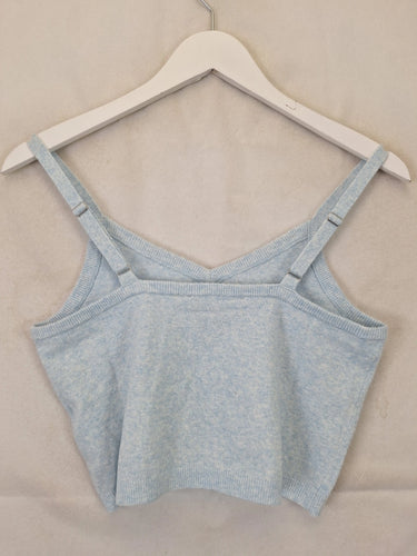 Peter Alexander Sparkly Mottle Blue Knit Camisole Top Size L by SwapUp-Online Second Hand Store-Online Thrift Store