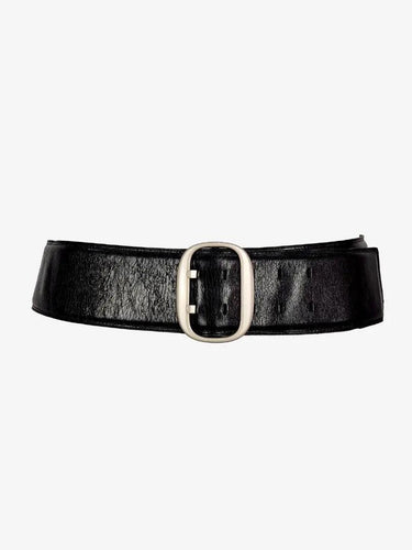 Peter Lang Y2K Style Thick Genuine Leather Belt Size 38/96 by SwapUp-Online Second Hand Store-Online Thrift Store