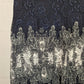 Phase Eight Navy Lace Trimmed Evening Maxi Dress Size 12