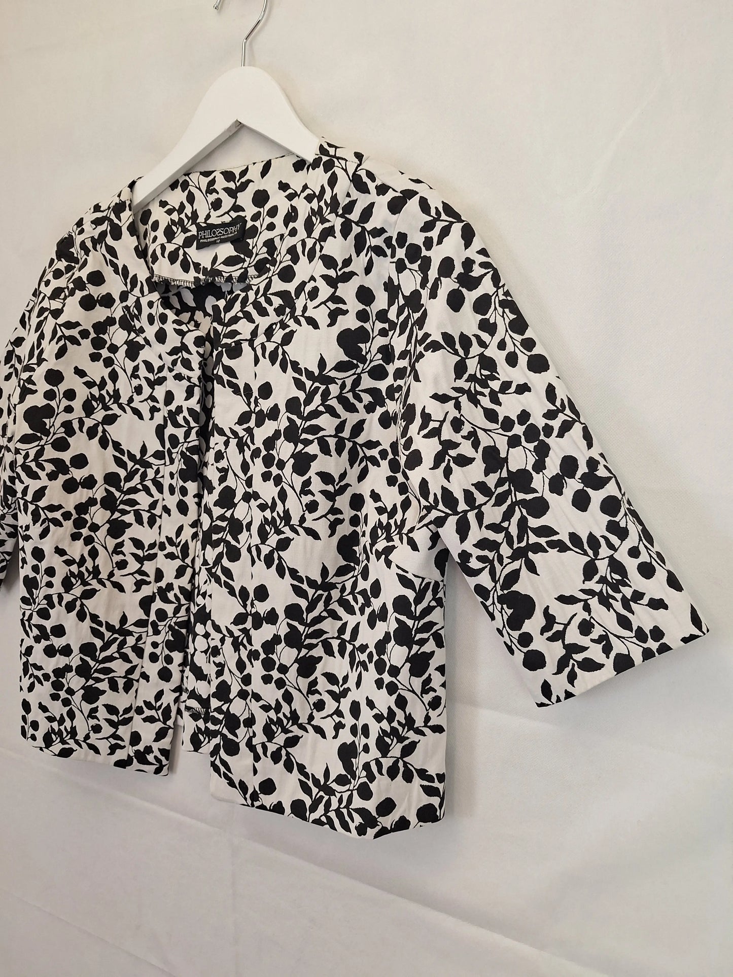 Philosophy Floral Open Jacket Size 12 by SwapUp-Online Second Hand Store-Online Thrift Store
