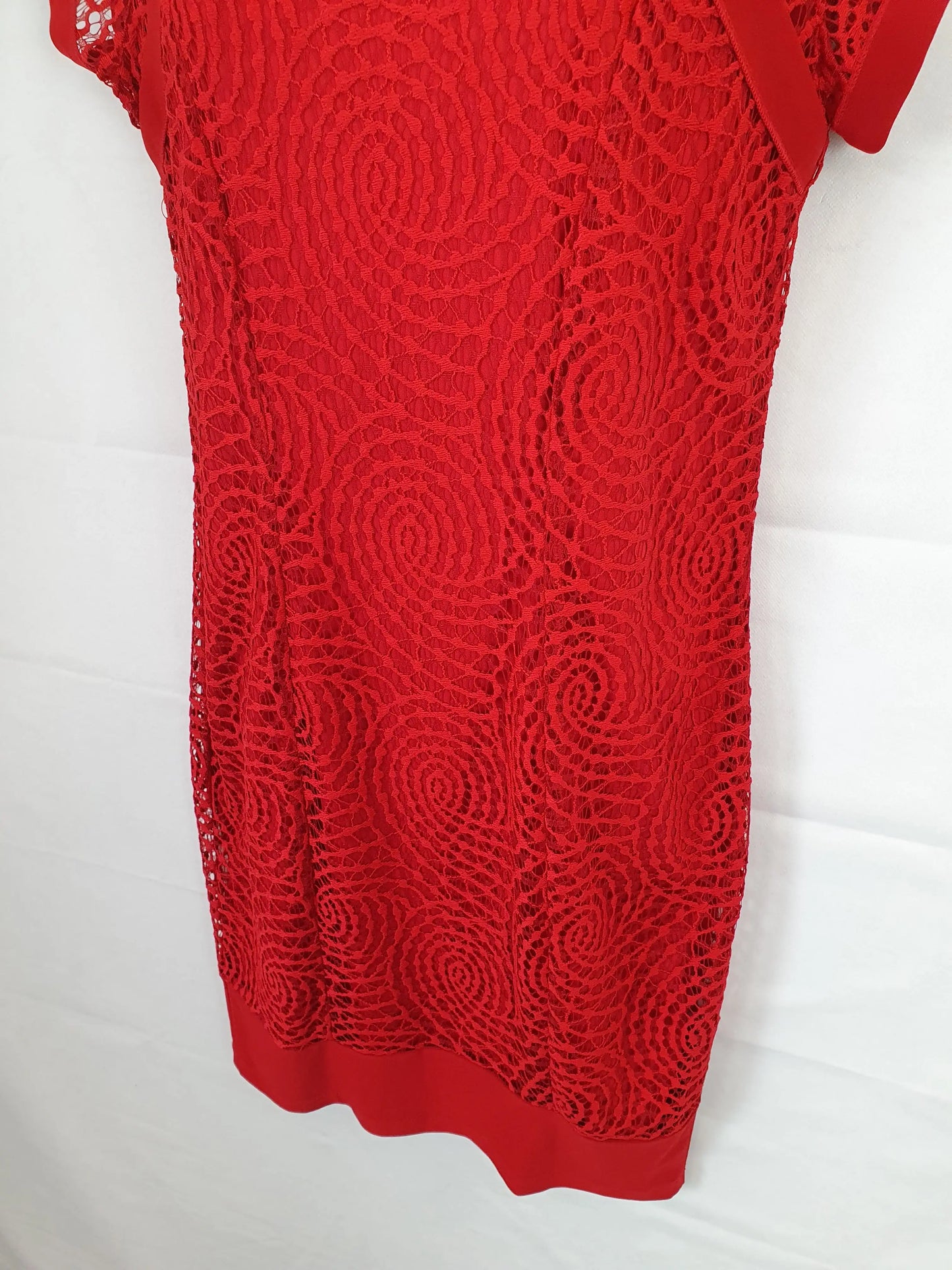 Picadilly Swirl Cut Out Midi Dress Size S by SwapUp-Online Second Hand Store-Online Thrift Store