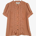 Pink Martini Nude Scalloped Frill Top Size S by SwapUp-Online Second Hand Store-Online Thrift Store