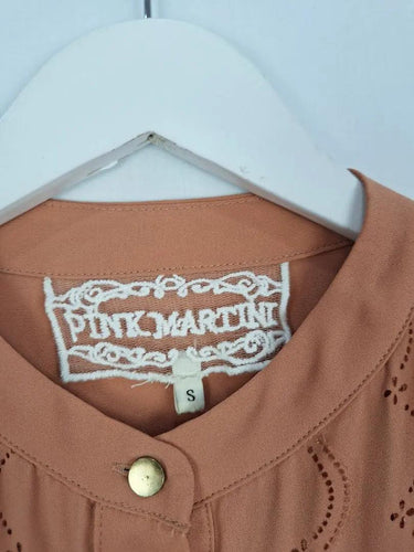 Pink Martini Nude Scalloped Frill Top Size S by SwapUp-Online Second Hand Store-Online Thrift Store