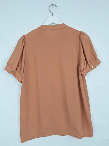 Pink Martini Nude Scalloped Frill Top Size S by SwapUp-Online Second Hand Store-Online Thrift Store