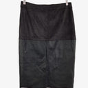 Piper Panelled Faux Suede & Leather Pencil Mini Dress Size 12 by SwapUp-Online Second Hand Store-Online Thrift Store