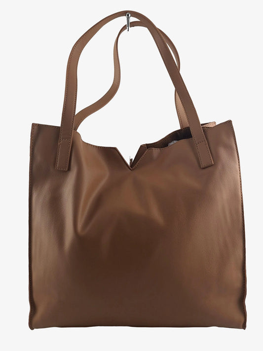 Pixie Mood Classy Pebbled Leather Tote Bag by SwapUp-Online Second Hand Store-Online Thrift Store