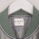 Plane Teal Satin Feel Bomber Jacket Size XS by SwapUp-Online Second Hand Store-Online Thrift Store