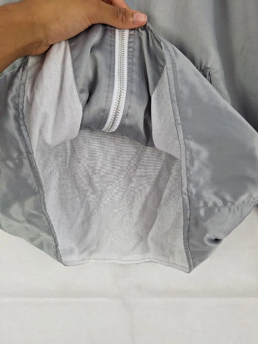 Plane Teal Satin Feel Bomber Jacket Size XS by SwapUp-Online Second Hand Store-Online Thrift Store