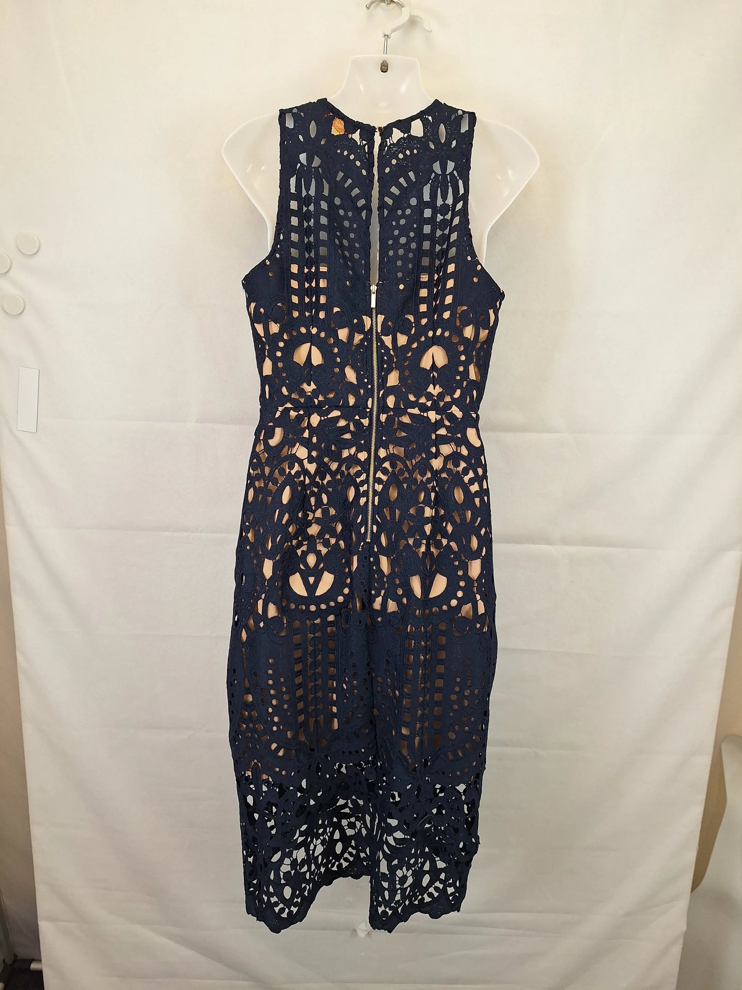 Portmans Elegant Cocktail Lace Midi Dress Size 10 by SwapUp-Online Second Hand Store-Online Thrift Store