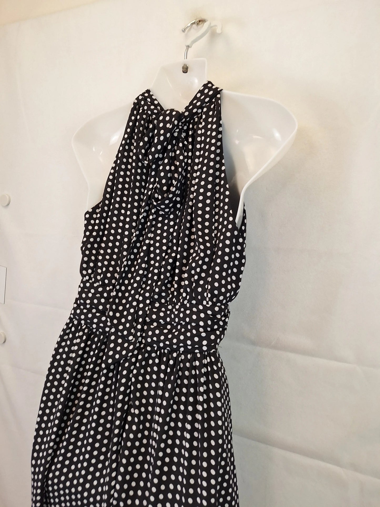 Portmans Flirty High Neck Mini Dress Size 8 by SwapUp-Online Second Hand Store-Online Thrift Store