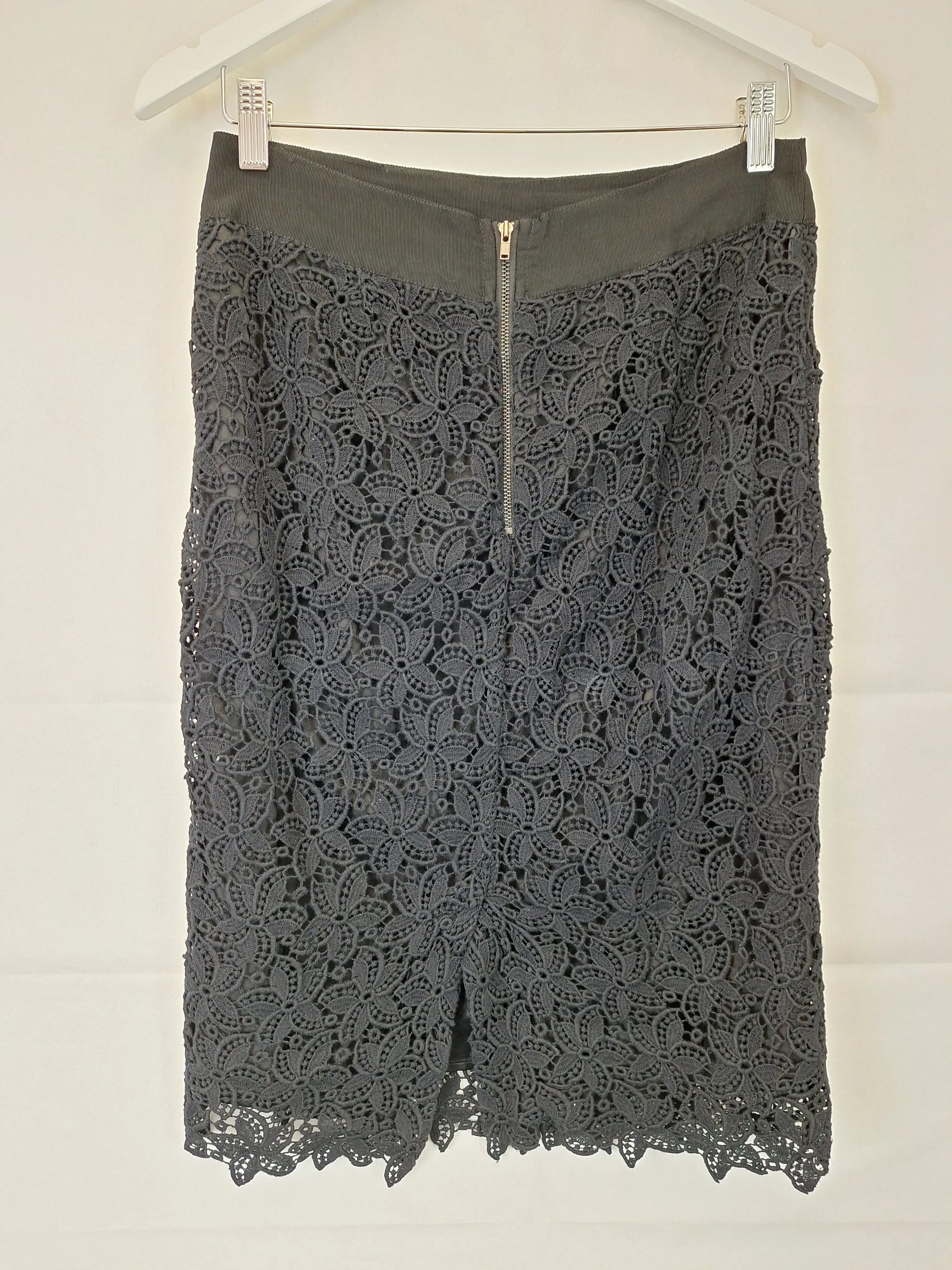 Portmans Lace Work Pencil Midi Skirt Size 10 by SwapUp-Online Second Hand Store-Online Thrift Store