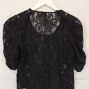 Portmans Ruched Sleeve Lace Button Up Top Size XS by SwapUp-Online Second Hand Store-Online Thrift Store