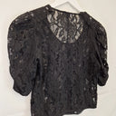 Portmans Ruched Sleeve Lace Button Up Top Size XS by SwapUp-Online Second Hand Store-Online Thrift Store