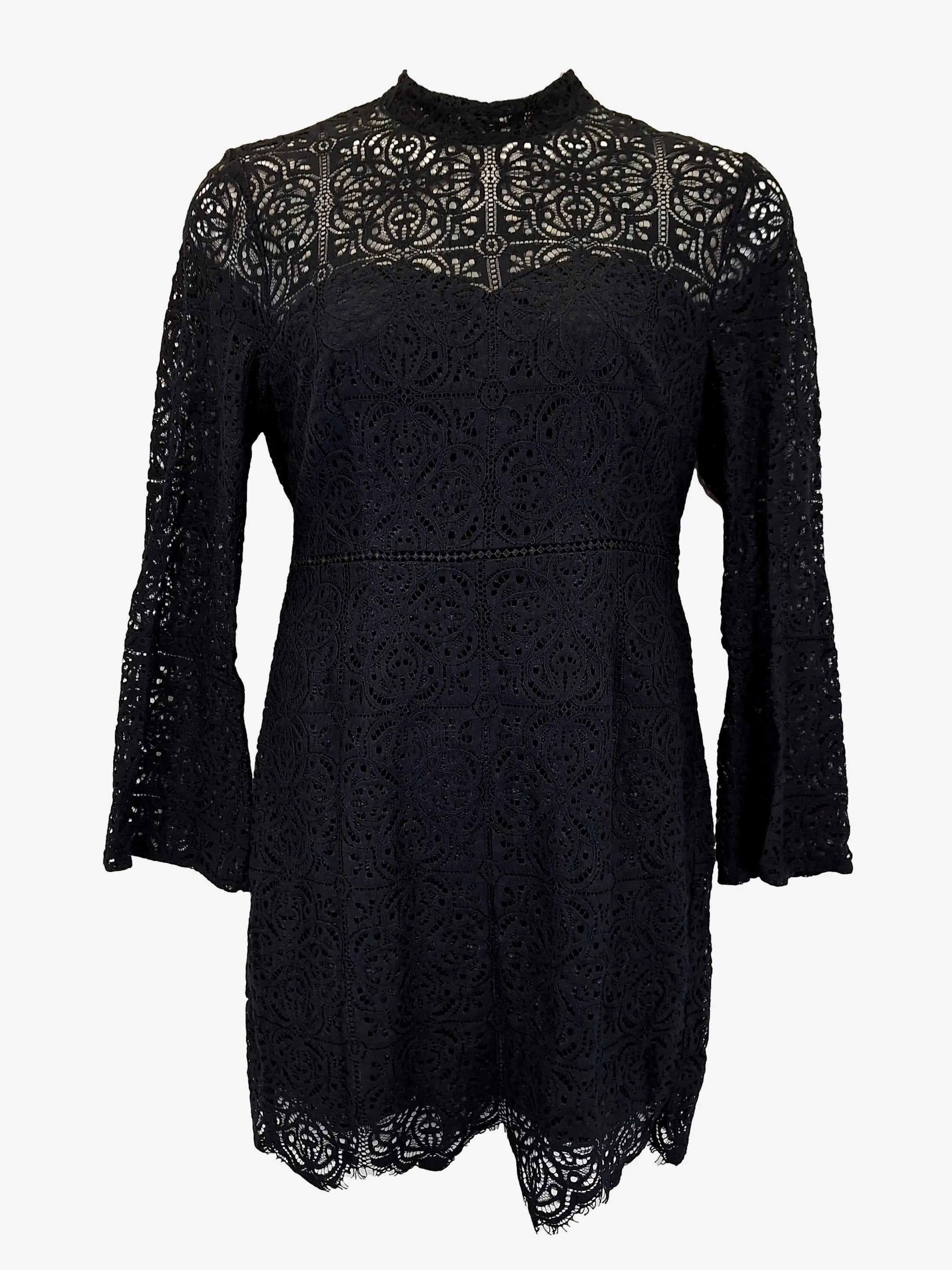 Portmans Tailored Lace Evening Midi Dress Size 16 SwapUp