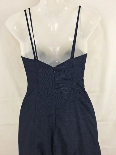 Posse Classic Navy Linen Dress Size XS by SwapUp-Online Second Hand Store-Online Thrift Store