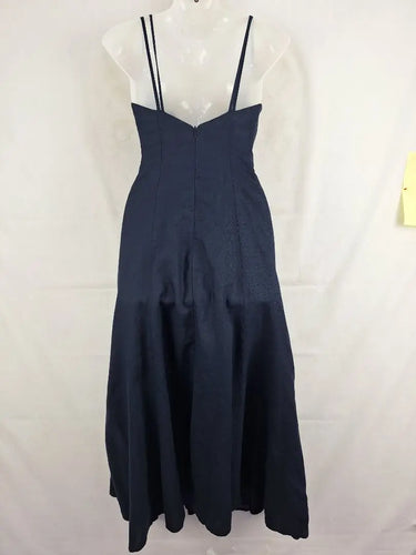 Posse Classic Navy Linen Dress Size XS by SwapUp-Online Second Hand Store-Online Thrift Store