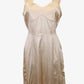 Prada Champagne Silk Midi Dress Size 10 by SwapUp-Online Second Hand Store-Online Thrift Store