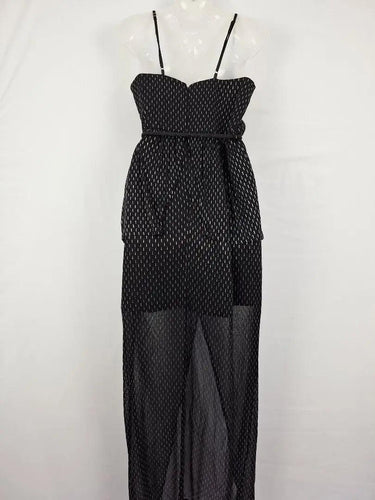 Premonition Silver Lining Evening Maxi Dress Size 10 by SwapUp-Online Second Hand Store-Online Thrift Store