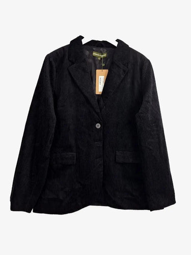 Princess Highway Black Cord Blazer Size 18 by SwapUp-Online Second Hand Store-Online Thrift Store