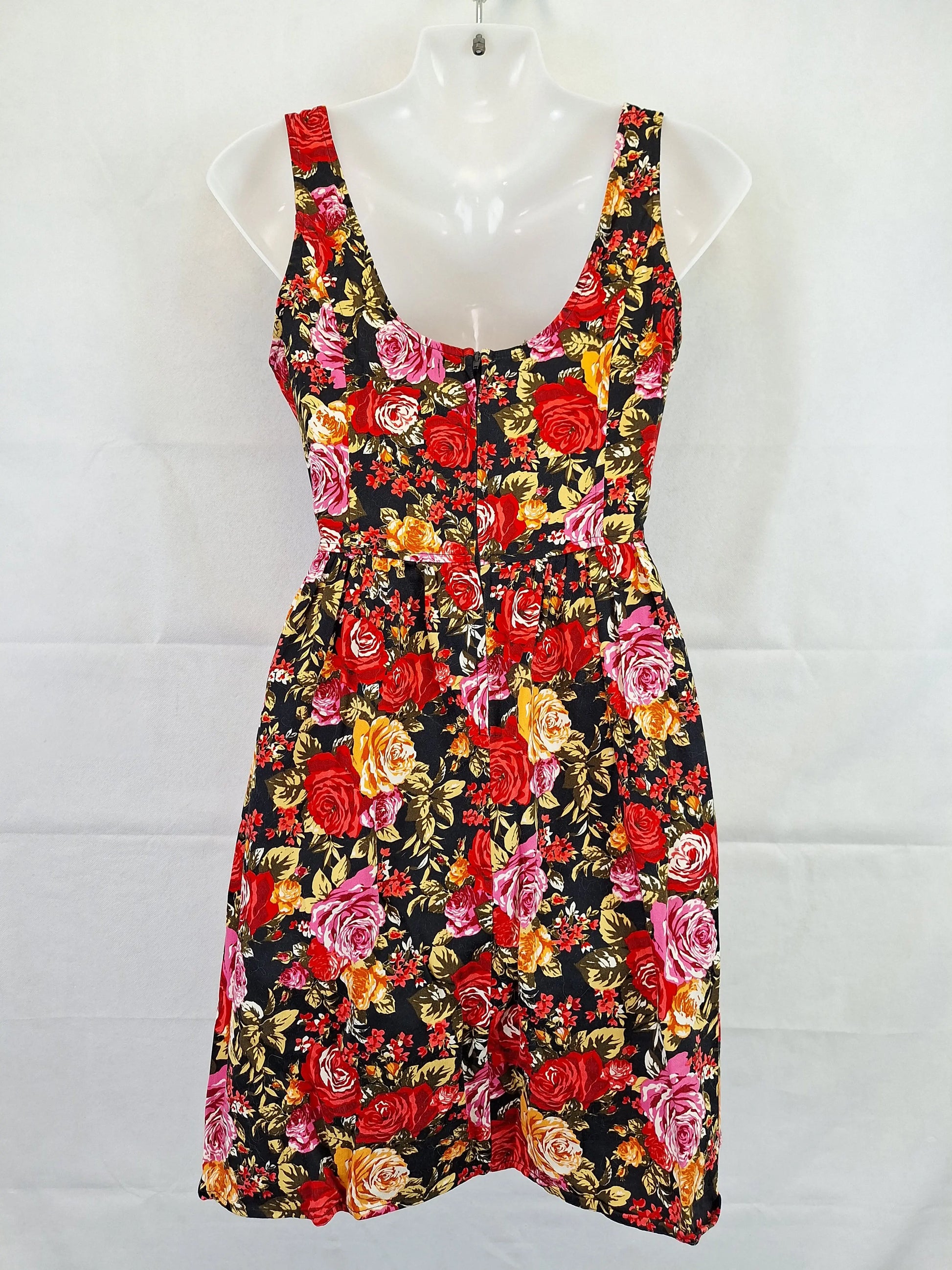 Princess Highway Fitted Scoop Skater Mini Dress Size 8 by SwapUp-Online Second Hand Store-Online Thrift Store