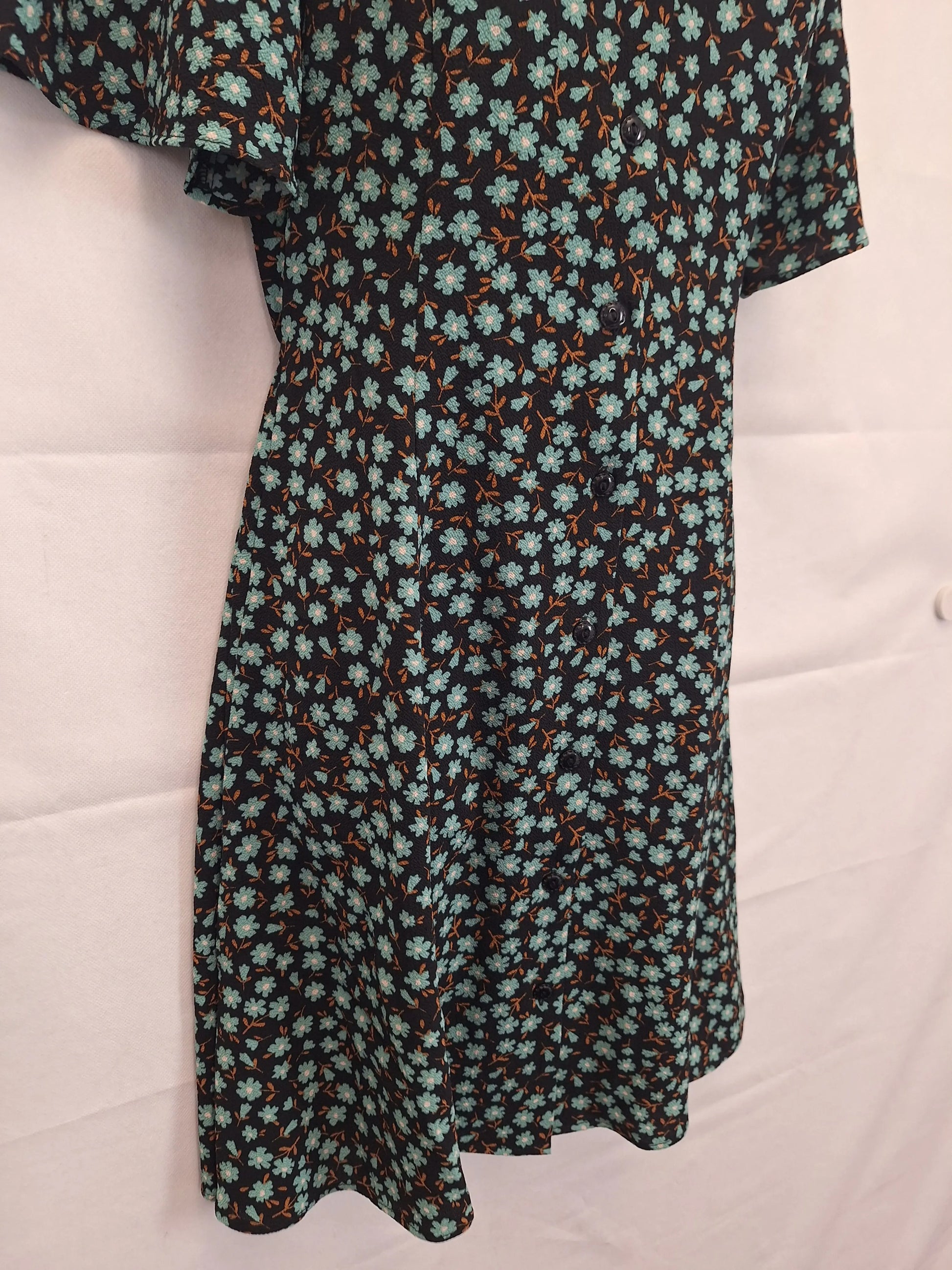 Princess Highway Floral Button Up Casual Mini Dress Size 8 by SwapUp-Online Second Hand Store-Online Thrift Store