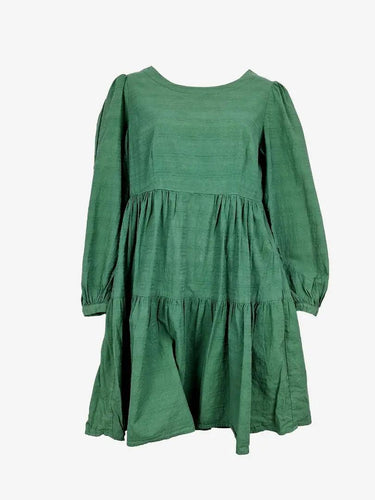 Princess Highway Forest Green Smock Midi Dress Size 8 by SwapUp-Online Second Hand Store-Online Thrift Store