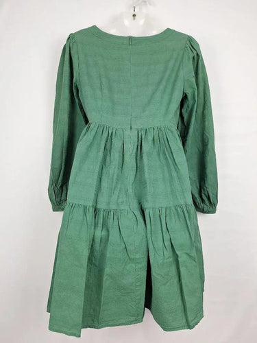 Princess Highway Forest Green Smock Midi Dress Size 8 by SwapUp-Online Second Hand Store-Online Thrift Store