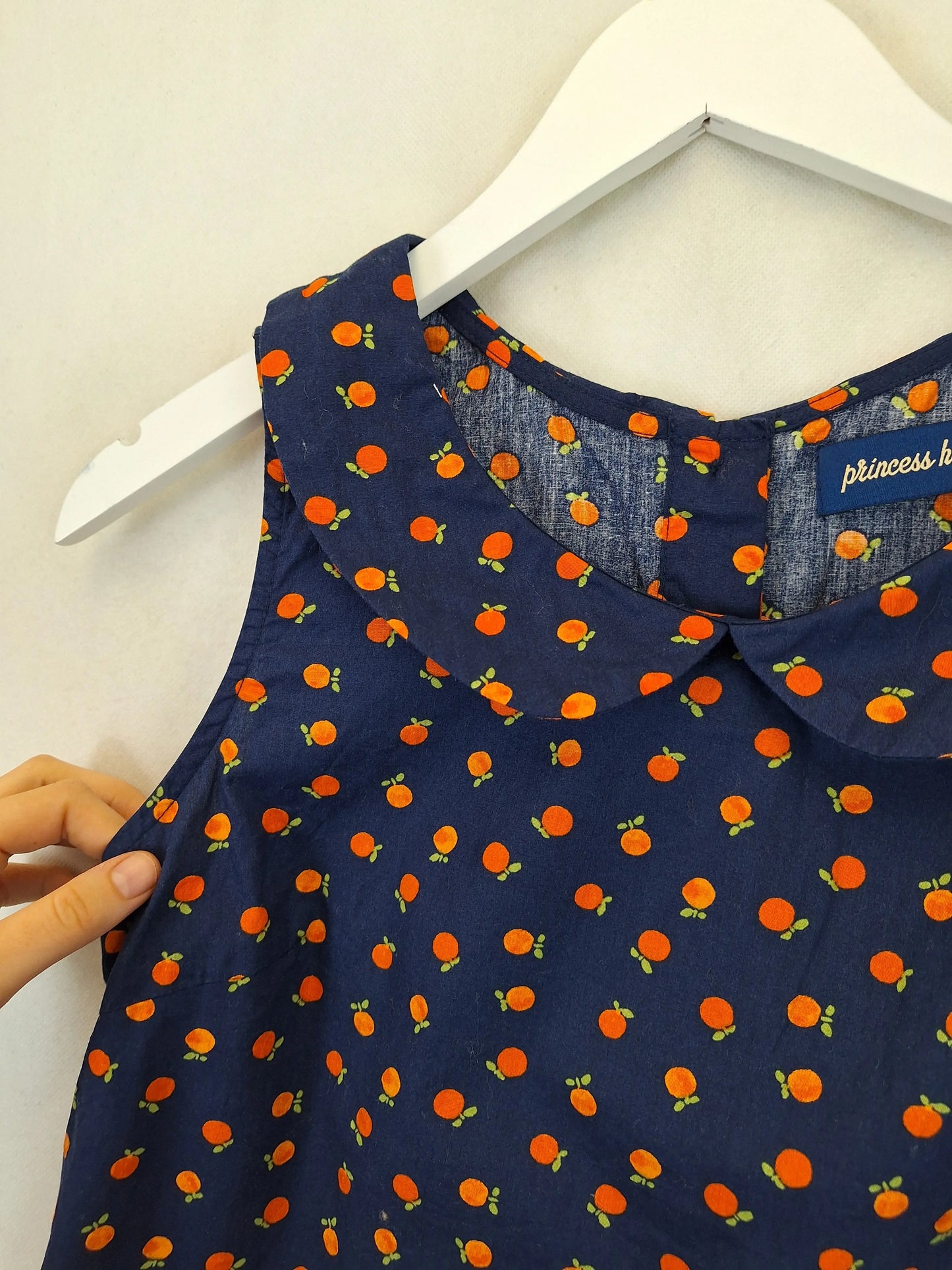 Princess Highway Fruity Peter Pan Collar Top Size 8 by SwapUp-Online Second Hand Store-Online Thrift Store