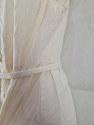 Princess Highway Ivory Ruffled Shirt Style Midi Dress Size 8 by SwapUp-Online Second Hand Store-Online Thrift Store