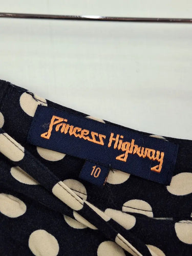Princess Highway Loose Polka Dot High Waisted Shorts Size 10 by SwapUp-Online Second Hand Store-Online Thrift Store