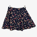 Princess Highway Navy Rose Button Front Mini Skirt Size 12 by SwapUp-Online Second Hand Store-Online Thrift Store