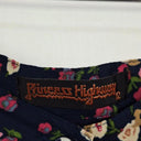 Princess Highway Navy Rose Button Front Mini Skirt Size 12 by SwapUp-Online Second Hand Store-Online Thrift Store