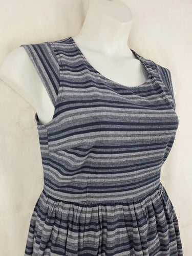 Princess Highway Navy Striped Cap Sleeve Mini Dress Size 12 by SwapUp-Online Second Hand Store-Online Thrift Store