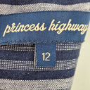 Princess Highway Navy Striped Cap Sleeve Mini Dress Size 12 by SwapUp-Online Second Hand Store-Online Thrift Store