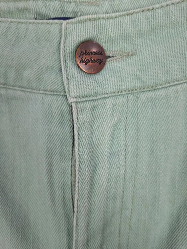 Princess Highway Sage Light Denim Shorts Size 10 by SwapUp-Online Second Hand Store-Online Thrift Store